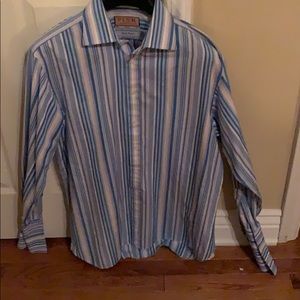 Striped Thomas Pink London Men’s Button Down shirt
